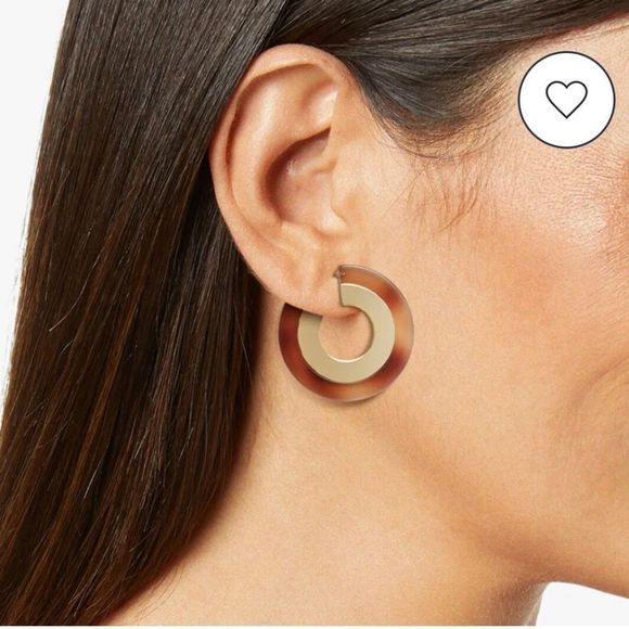 NWOT Slate tortoiseshell earrings - Picture 4 of 4